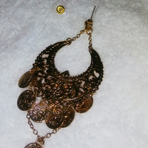 Gold plated earrings - Picture 3 of 4